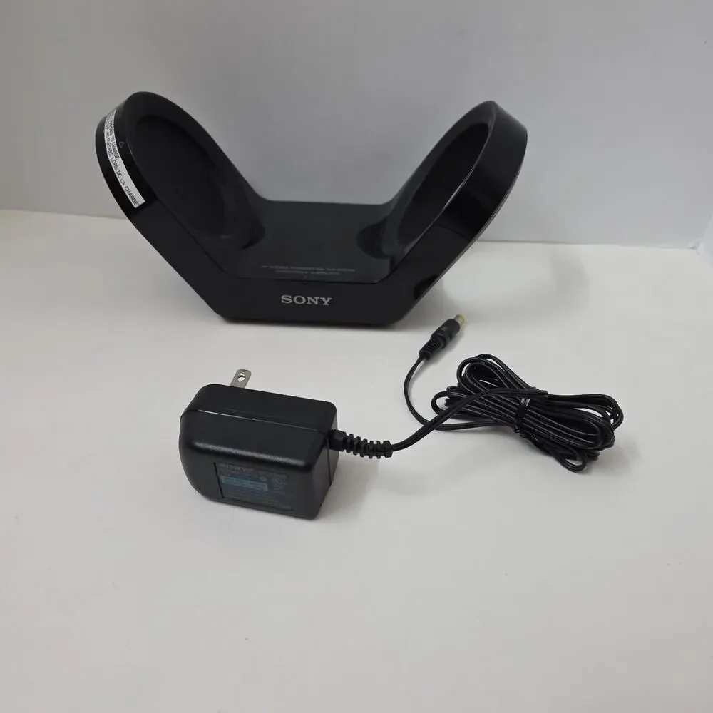 Sony OEM CHARGING BASE & ADAPTER ONLY for TMR-RF925R Wireless Headphones Working